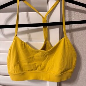 Lululemon Athletica Vibrant Yellow Sports Bra